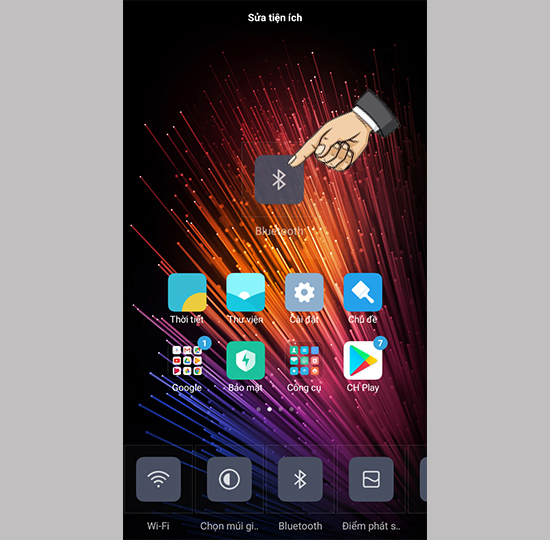 Di chuyển Widget